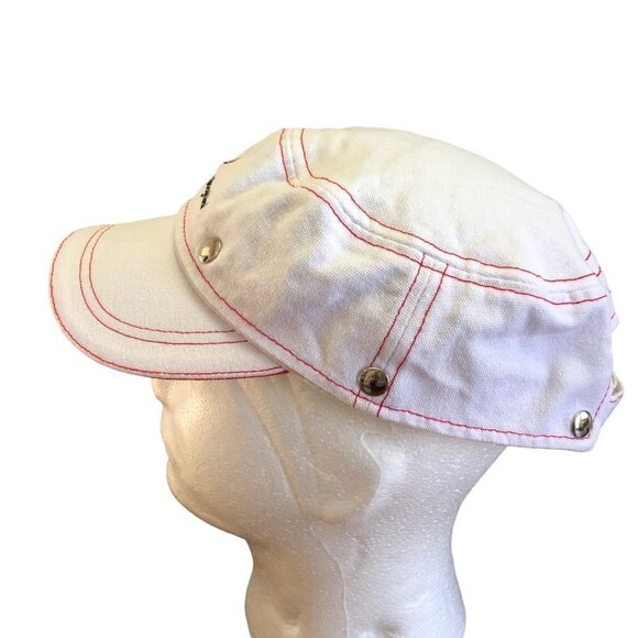 Lamborghini White and Red Sporty Hat - Picture 6 of 9